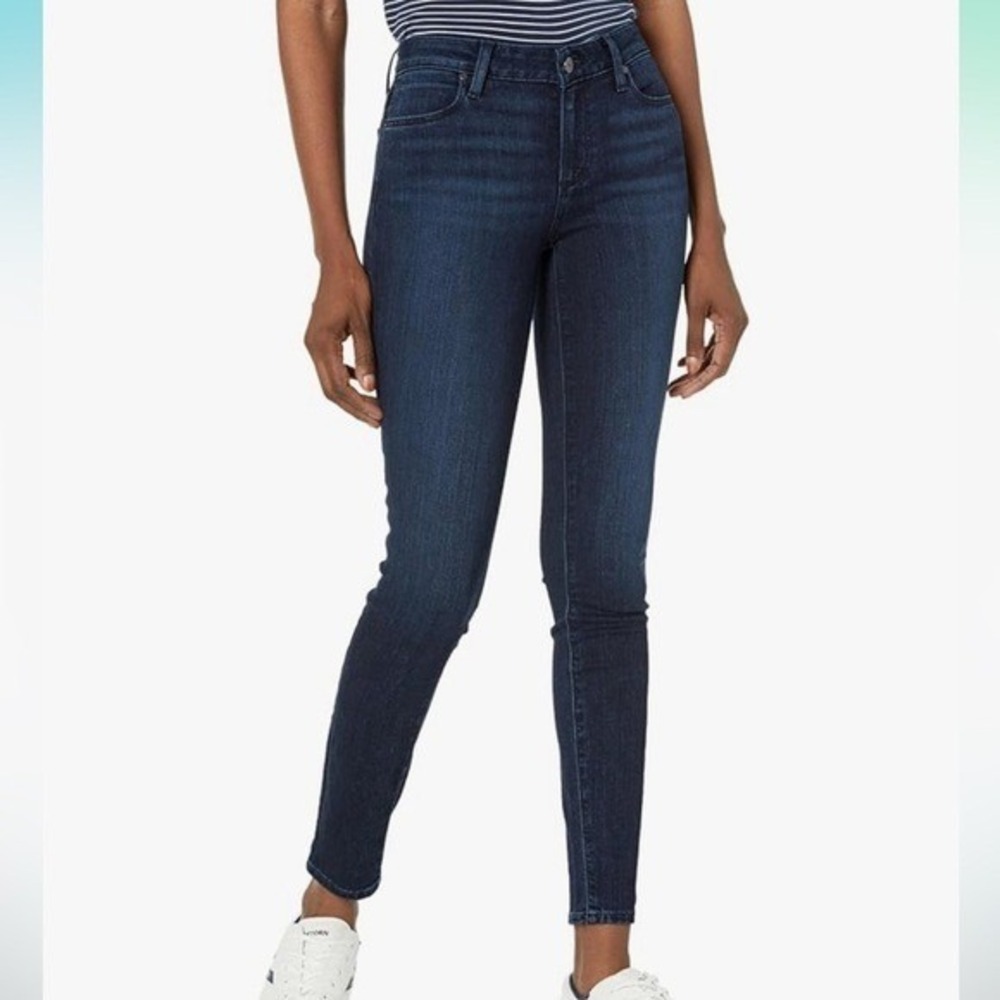 Paige | Women's Verdugo Dark Indigo Wash Denim Ultra Skinny Jeans, Size 25